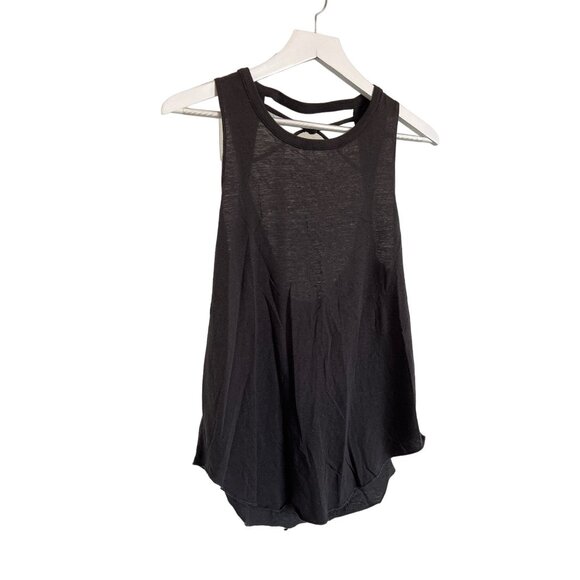 Chaser Black Back Cut Out Tank Top - Picture 2 of 5